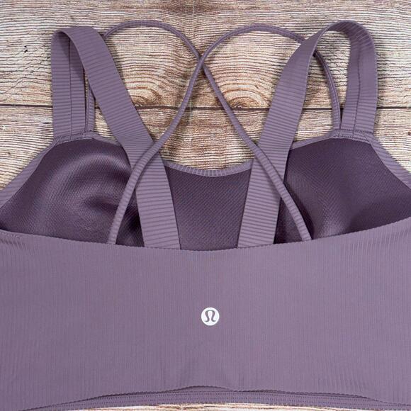 Lululemon Like a Cloud Longline Ribbed Bra Size 4 D/DD Cups - Picture 7 of 11
